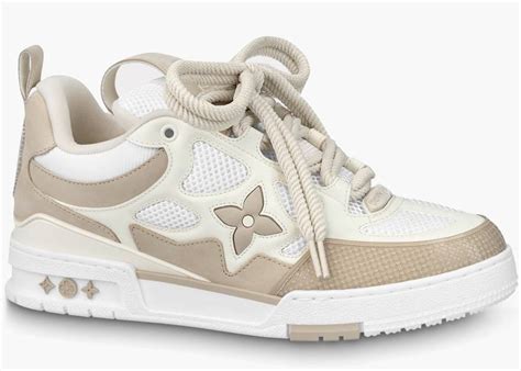 lv skate trainers beige|LV Skate Sneaker .